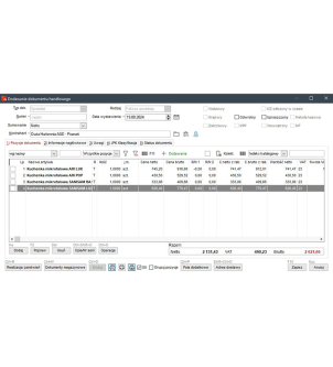 Dodawanie dokumentu handlowego w programie WAPRO MAG