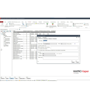 Edycja danych zdarzenia gospodarczego w programie WAPRO KAPER
