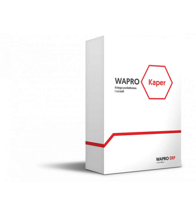 Wersja pudełkowa programu WAPRO KAPER