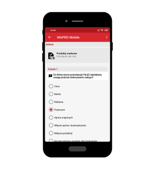 Ankieta dla klienta w programie WAPRO MOBILE